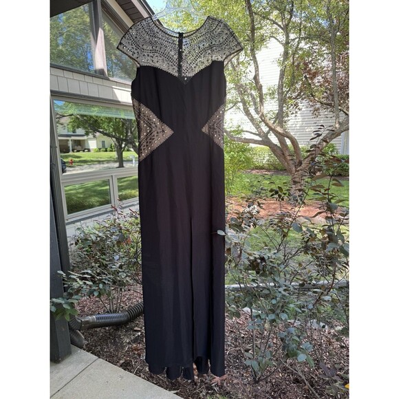 NWT Tadashi Shoji Maxi Dress Sleeveless Studded‎ Formal Column Women's Size 18 - Picture 6 of 16